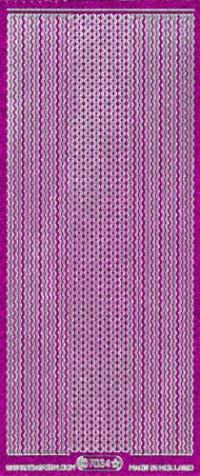 Billede: BESTILLINGSVARE kant violet/sølv glimmer stickers 10 STK., LEVERINGSTID OP TIL 1 TIL 2 MÅNEDER