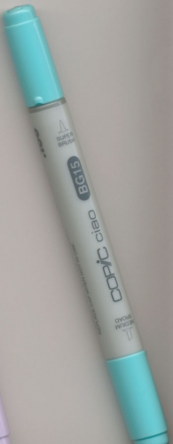 Billede: copic ciao BG15 havgrøn