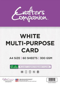 Billede: White Multi-Purpose Card A4, 60ark, CC-MPCARD-A4, god til at stemple på