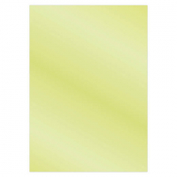 Billede: Card Deco Essentials - Metallic cardstock - Olive Yellow 6 ark, 250 gr., 210 x 297mm, CDEMCP016