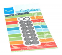 Billede: skæreskabelon smileys, MARIANNE DESIGN CR1508 Punch die: Smileys
21x10 & 23x84mm
