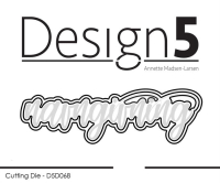 Billede: skæreskabelon skyggedie navngivning, skal bruges sammen med D5S078 som købes separat, Design5 dies 
