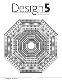 Billede: skæreskabelon 12 oktagoner baggrundsdies med stitch rundt i kanten, Design5 dies 