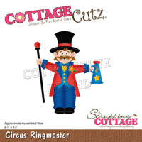 Billede: skæreskabelon sprechstallmeister, Dies CottageCutz CC-856, Circus Ringmaster