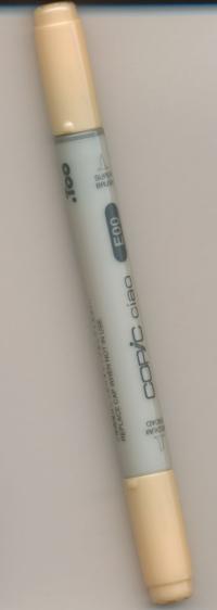 Billede: copic ciao E00 hudfarvet
