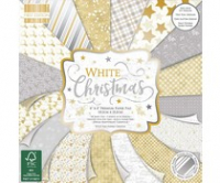 Billede: First Edition White Christmas 6x6 Inch Paper Pad (FEPAD223X19) 48 ark, 3 ark af 16 designs