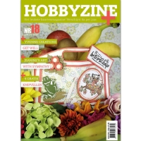 Billede: Hobbyzine Plus nr. 18, hollandsk blad med masser af inspiration til kort, mønstre, 3d ark samt 1 die fra Yvonne design, førpris kr. 60,- nupris