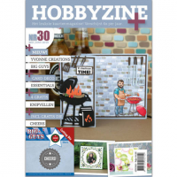 Billede: Hobbyzine Plus nr. 30, hollandsk blad med masser af inspiration til kort, mønstre, 3d ark og 1 die fra Yvonne Design, DIE YCD10176