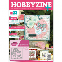 Billede: Hobbyzine Plus nr. 33, hollandsk blad med masser af inspiration til kort, mønstre, 3d ark og 1 die fra Card Deco