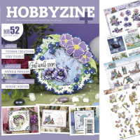 Billede: Hobbyzine Plus nr. 52, hollandsk blad med masser af inspiration til kort, mønstre, 3d ark og 1 die fra Anna Design DBAD10001, skøn lille pingvin