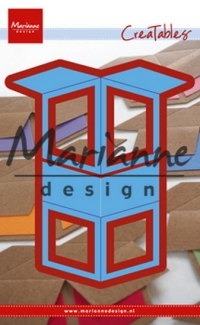 Billede: skære/prægeskabelon lille box, MARIANNE DESIGN CUT/EMB LR0569 Giftbox, 105x129mm, førpris kr. 92,- nupris