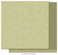 Billede: 1 ark dobbeltsidet karton - Monochromes - Shades of Autumn - Moss