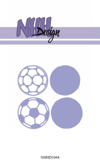 Billede: skæreskabelon håndbold og fodbold, NHH Design Dies 