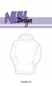 Billede: skæreskabelon sweatshirt, NHH Design Dies, Sweatshirt, NHHD156,
Matcher NHHS156, der købes separat