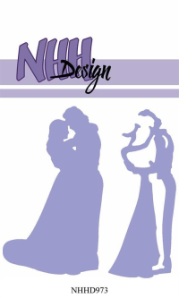 Billede: skæreskabelon brudepar, NHH Design Dies 