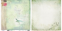 Billede: STUDIO LIGHT SCRAPBOOKING ARK 30,5×30,5CM 1 ARK SCRAPRB02 ROMANTIC BOTANIC, førpris kr. 8,- nupris
