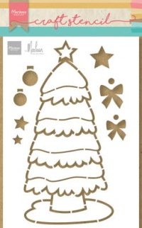Billede: Craft Stencils  Christmas Tree by Marleen, PS8133 