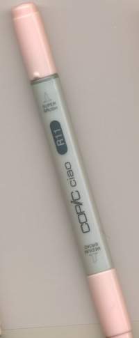 Billede: copic ciao R11 kirsebærfarvet