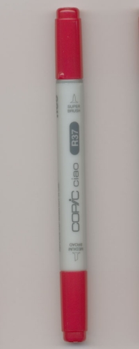 Billede: copic ciao R37 karminrød