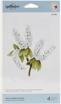 Billede: skæreskabelon spirea, Spirea (Bridal Wreath), Spellbinders S4-1084