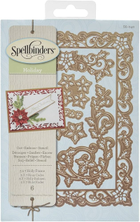 Billede: skære/prægeskabelon stor ramme med tilbehør, Spellbinders S6-040 Shapeabilities Decorative Frame, 5