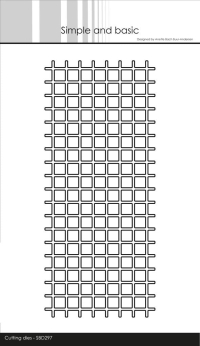 Billede: skæreskabelon gitter, Simple and Basic die 