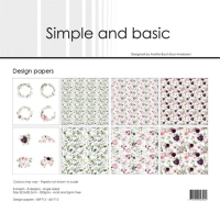 Billede: Simple and Basic Design Papers 30,5x30,5cm 