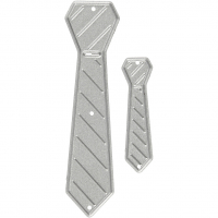 Billede: skæreskabelon 2 størrelse slips, højde lille ca. 3,3cm, stor ca. 6,3cm, tools