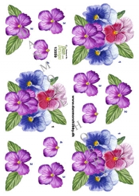 Billede: blomster i klare farver, dan-design
