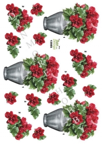 Billede: blomster i vase, dan-design