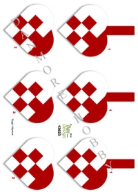 Billede: flettet julehjerte, dan-design