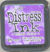Billede: Stempel pude Distress - wilted violet
