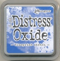 Billede: Stempel pude Distress Oxide Blueprint sketch