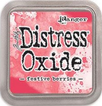 Billede: Stempel pude Distress Oxide Festive berries