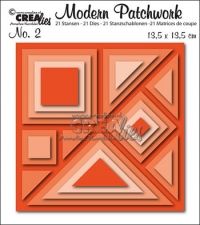 Billede: skæreskabelon modern patchwork nr. 2, crea-lies, førpris kr. 158,00, nupris