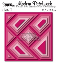 Billede: skæreskabelon modern patchwork nr. 4, crea-lies, førpris kr. 158,00, nupris