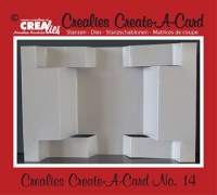 Billede: skære/prægeskabelon Crealies CCAC14 create a card, førpris kr. 102,- nupris