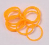 Billede: Loom silicone elastik orange ca. 300stk

incl. nål og clips/Passer til Loom board 