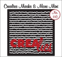Billede: Maleskabelon Masks & More Mini CLMMM110, i plastik 10,5x10,5 cm, førpris kr. 22,- nupris