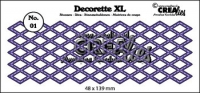 Billede: skæreskabelon Dies Crealies Decorette XL CLDRXL01, førpris kr. 90,- nupris
