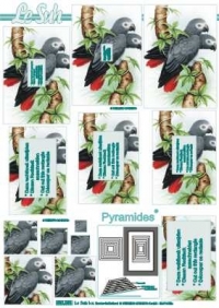 Billede: papegøjer på stammen, le suh pyramide, tilbud