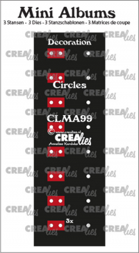 Billede: skæreskabelon Dies Crealies Mini Albums 99 CLMA99 Decoration for mini albums circles
