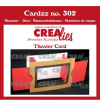 Billede: skæreskabelon opbygning af teaterkort, Dies Crealies Cardzz 302, CLCZ302 / 10,5 x 14,5 cm 