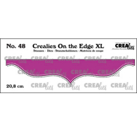 Billede: skæreskabelon med dots, Dies Crealies On the Edge XL 48, CLOTEXL48 20,8cm
