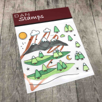 Billede: Stempel Dan Stamps Mini landskab 