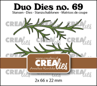 Billede: skæreskabelon 2 små grene, Dies Crealies Branches A, Small, CLDD69