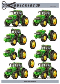 Billede: grøn traktor, quickies