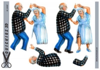 Billede: ældre par danser, telegramstørrelse, quickies