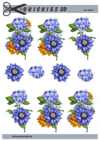 Billede: blå blomster, quickies