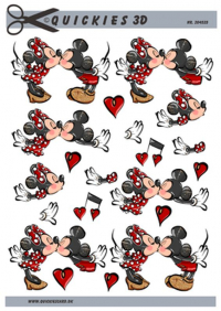 Billede: Minnie og Mickey er kærlige, quickies